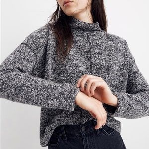 Madewell Marled Mockneck Top